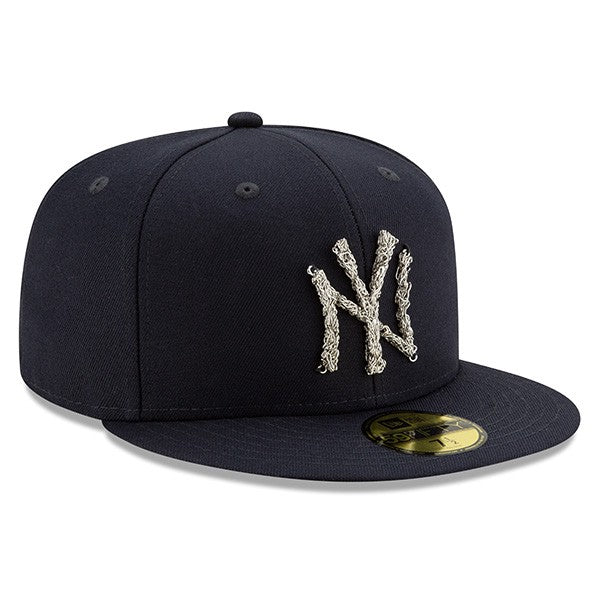 New York Yankees New Era Metal Melt 59FIFTY Fitted Hat - Navy