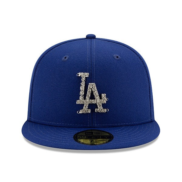 Los Angeles Dodgers New Era Metal Melt 59FIFTY Fitted Hat - Royal