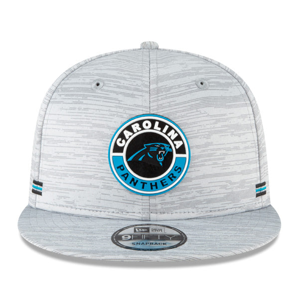 Carolina Panthers New Era 2020 NFL Sideline Official 9FIFTY Snapback Hat - Gray