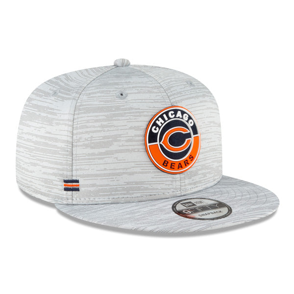 Chicago Bears New Era 2020 NFL Sideline Official 9FIFTY Snapback Hat - Gray