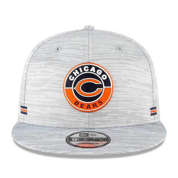 Chicago Bears New Era 2020 NFL Sideline Official 9FIFTY Snapback Hat - Gray