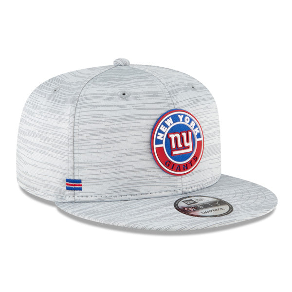 New York Giants New Era 2020 NFL Sideline Official 9FIFTY Snapback Hat - Gray