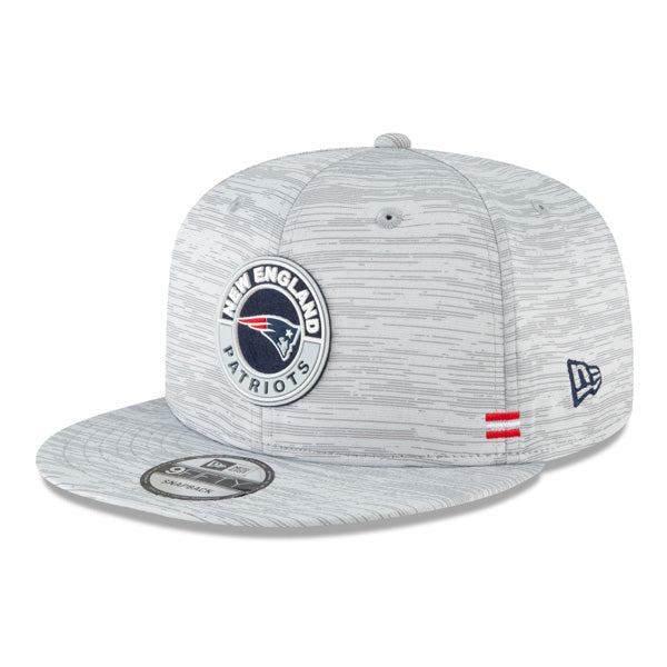 New England Patriots New Era 2020 NFL Sideline Official 9FIFTY Snapback Hat - Gray