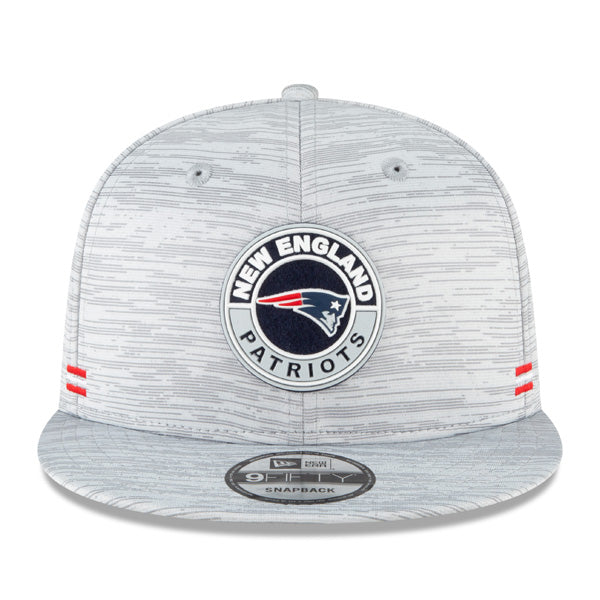 New England Patriots New Era 2020 NFL Sideline Official 9FIFTY Snapback Hat - Gray