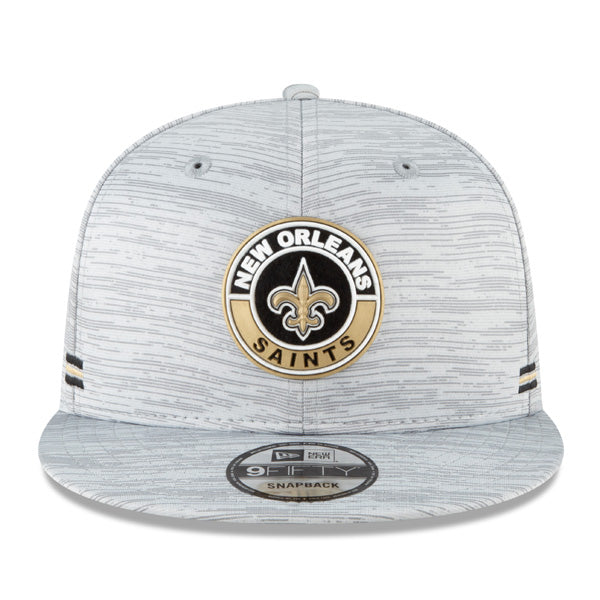 New Orleans Saints New Era 2020 NFL Sideline Official 9FIFTY Snapback Hat - Gray