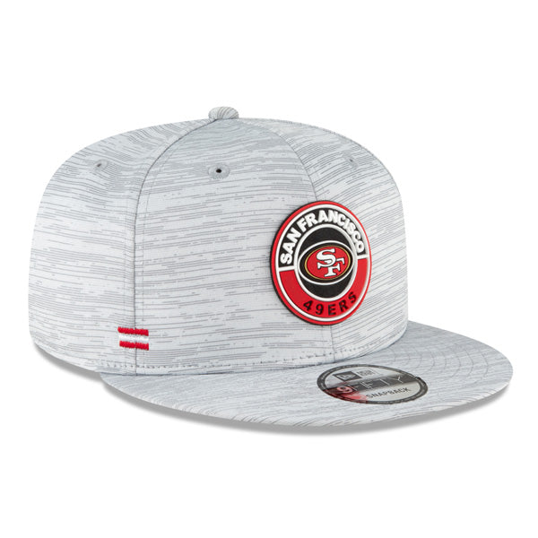 San Francisco 49ers New Era 2020 NFL Sideline Official 9FIFTY Snapback Hat - Gray