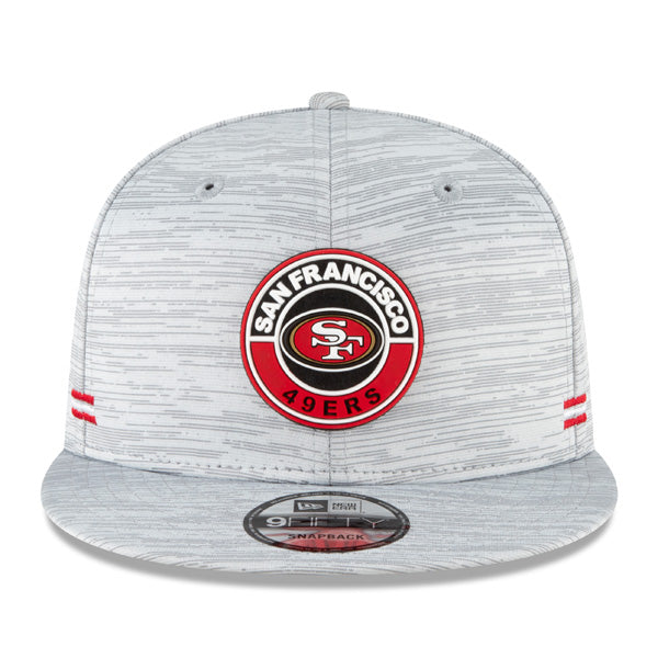 San Francisco 49ers New Era 2020 NFL Sideline Official 9FIFTY Snapback Hat - Gray