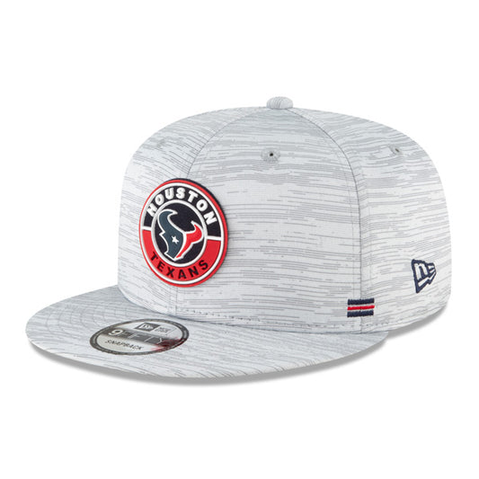 Houston Texans New Era 2020 NFL Sideline Official 9FIFTY Snapback Hat - Gray