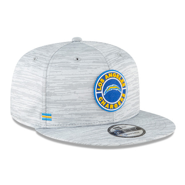 Los Angeles Chargers New Era 2020 NFL Sideline Official 9FIFTY Snapback Hat - Gray