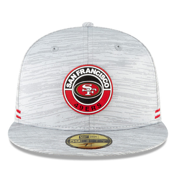 San Francisco 49ers New Era 2020 NFL Official Sideline 59FIFTY Fitted Hat - Gray