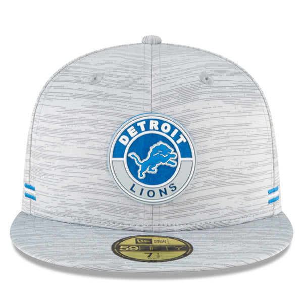 Detroit Lions New Era 2020 NFL Official Sideline 59FIFTY Fitted Hat - Gray