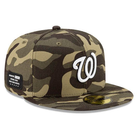 Washington Nationals New Era 2021 Armed Forces Day On-Field 59FIFTY Fitted Hat - Camo