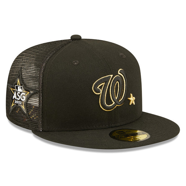 Washington Nationals New Era 2022 MLB All-Star Game On-Field 59FIFTY Fitted Hat - Black/Gold