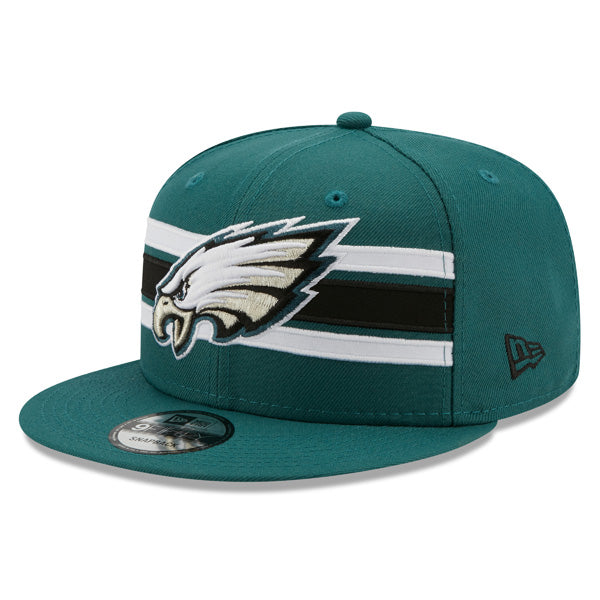 Philadelphia Eagles New Era NFL THROWBACK STRIKE 9Fifty Snapback Hat - Green