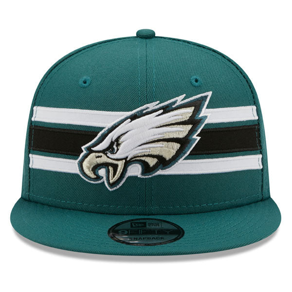 Philadelphia Eagles New Era NFL THROWBACK STRIKE 9Fifty Snapback Hat - Green