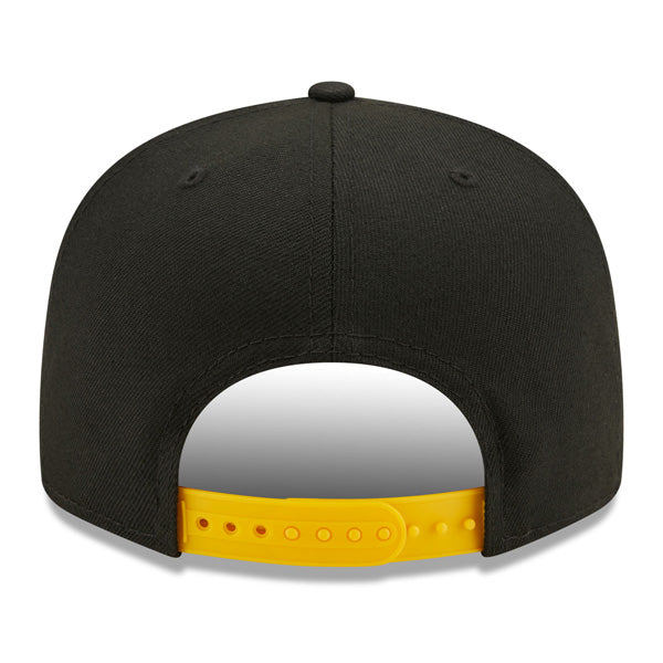 Pittsburgh Steelers New Era NFL THROWBACK STRIKE 9Fifty Snapback Hat - Black