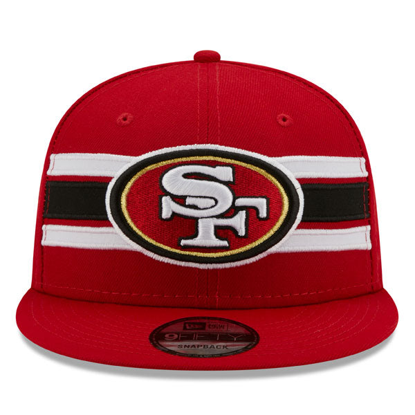 San Francisco 49ers New Era NFL THROWBACK STRIKE 9Fifty Snapback Hat - Scarlet