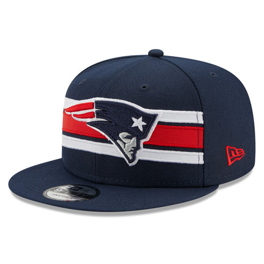 New England Patriots New Era NFL THROWBACK STRIKE 9Fifty Snapback Hat - Navy