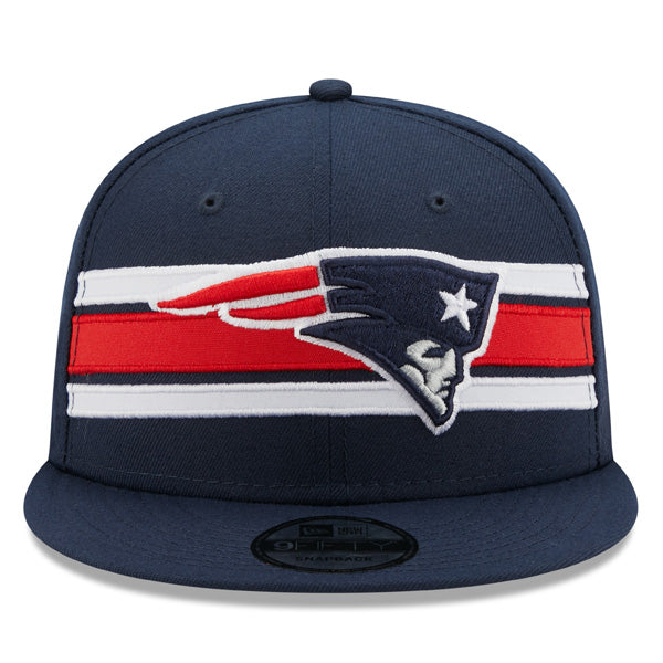 New England Patriots New Era NFL THROWBACK STRIKE 9Fifty Snapback Hat - Navy