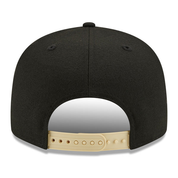 New Orleans Saints New Era NFL THROWBACK STRIKE 9Fifty Snapback Hat - Black