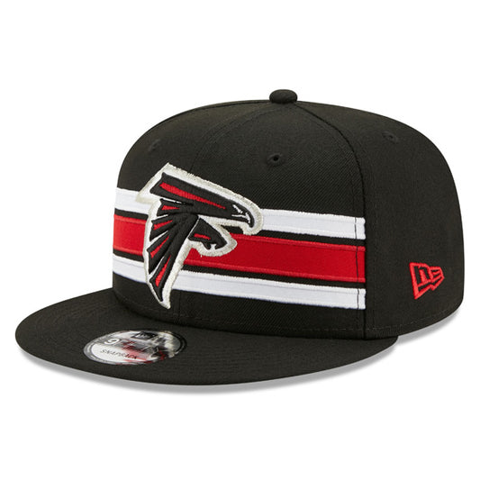 Atlanta Falcons New Era NFL THROWBACK STRIKE 9Fifty Snapback Hat - Black
