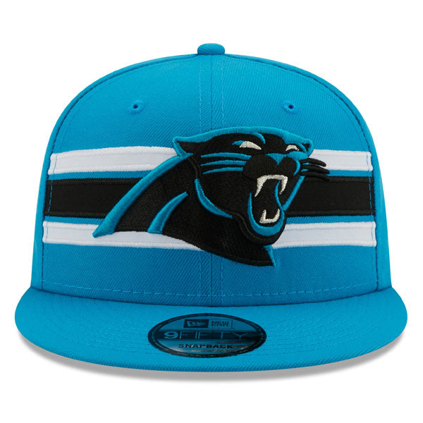 Carolina Panthers New Era NFL THROWBACK STRIKE 9Fifty Snapback Hat - Panthers Blue