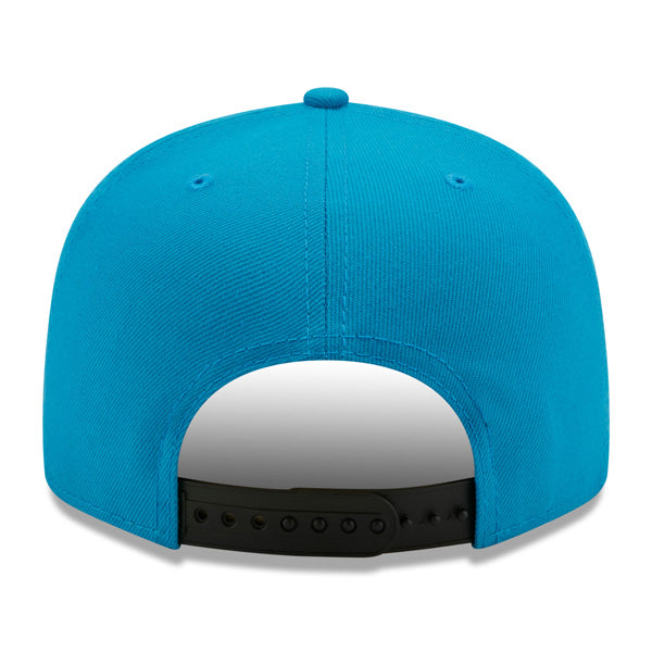Carolina Panthers New Era NFL THROWBACK STRIKE 9Fifty Snapback Hat - Panthers Blue