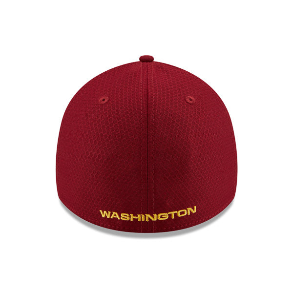 Washington Football Team NFL New Era Bolt 39THIRTY Flex Hat - Burgundy/Yellow
