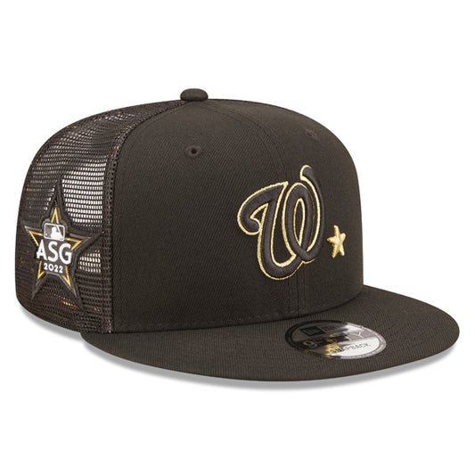 Washington Nationals New Era 2022 MLB All-Star Game 9FIFTY Snapback Adjustable Hat - Black/Gold