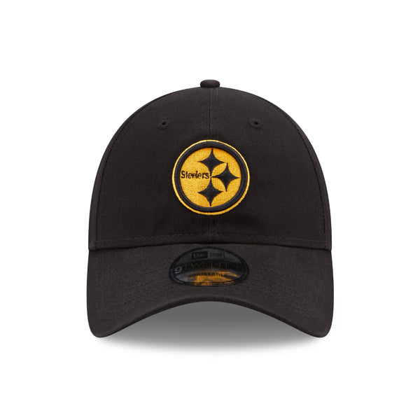 Pittsburgh Steelers Team New Era Core Classic 9TWENTY Adjustable Hat – Black