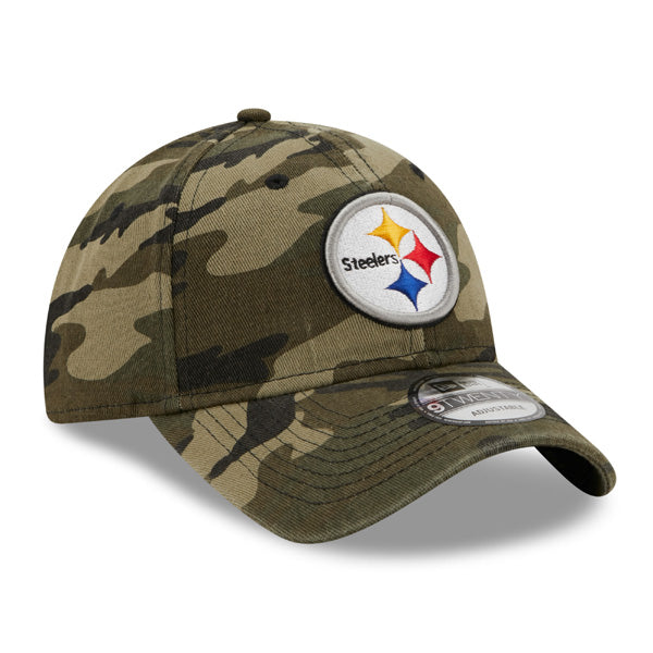 Pittsburgh Steelers New Era Core Classic 9TWENTY Adjustable Hat – Camo