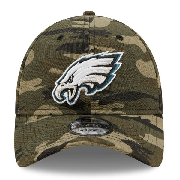 Philadelphia Eagles New Era Core Classic 9TWENTY Adjustable Hat – Camo