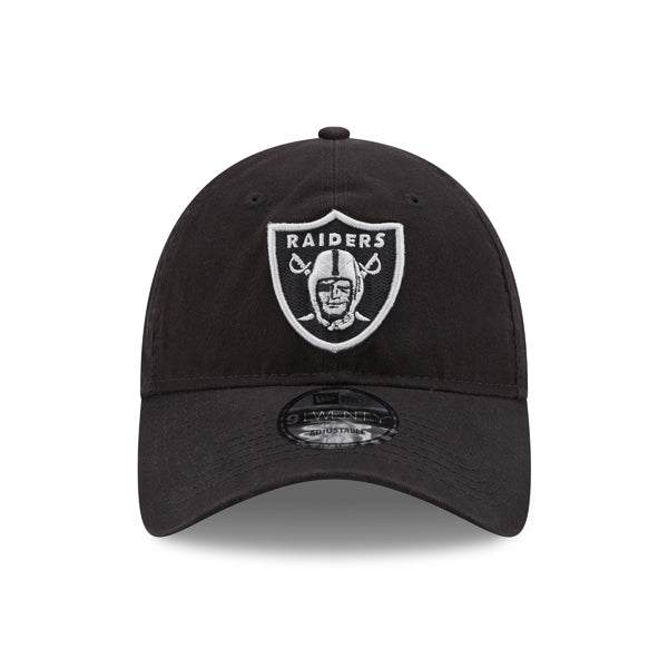 Las Vegas Raiders Team New Era Core Classic 9TWENTY Adjustable Hat – Black