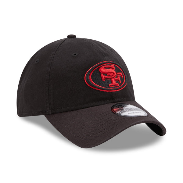 San Francisco 49ers Team New Era Core Classic 9TWENTY Adjustable Hat – Black