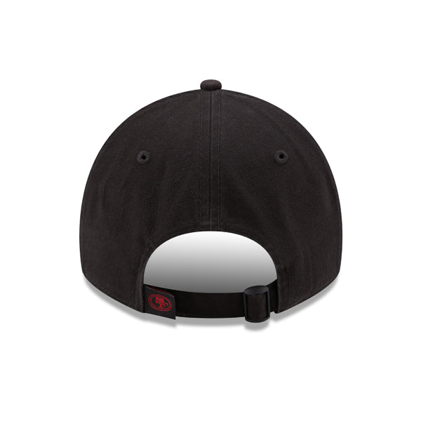 San Francisco 49ers Team New Era Core Classic 9TWENTY Adjustable Hat – Black
