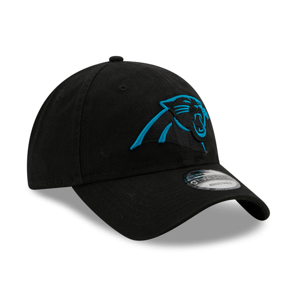 Carolina Panthers Team New Era Core Classic 9TWENTY Adjustable Hat – Black