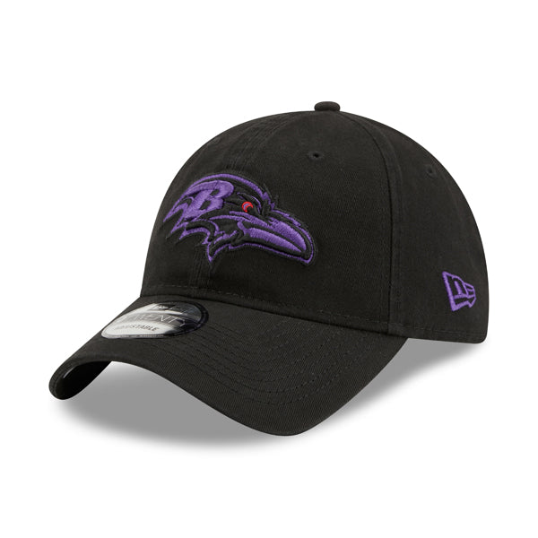 Baltimore Ravens Team New Era Core Classic 9TWENTY Adjustable Hat – Black