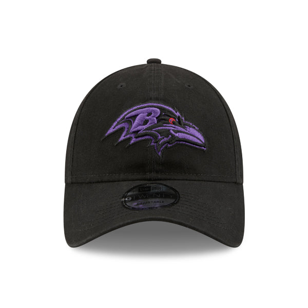 Baltimore Ravens Team New Era Core Classic 9TWENTY Adjustable Hat – Black