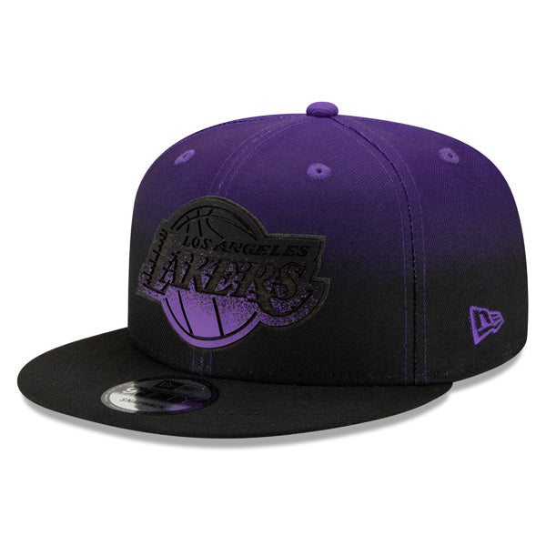 Los Angeles Lakers New Era NBA 2021 Back Half 9FIFTY Snapback Hat - Purple/Black