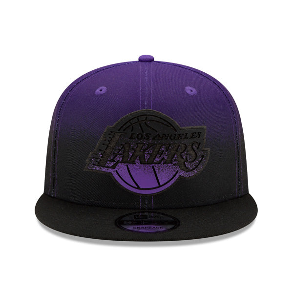 Los Angeles Lakers New Era NBA 2021 Back Half 9FIFTY Snapback Hat - Purple/Black