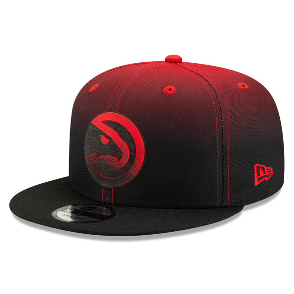 Atlanta Hawks New Era NBA 2021 Back Half 9FIFTY Snapback Hat - Red/Black