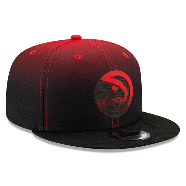 Atlanta Hawks New Era NBA 2021 Back Half 9FIFTY Snapback Hat - Red/Black