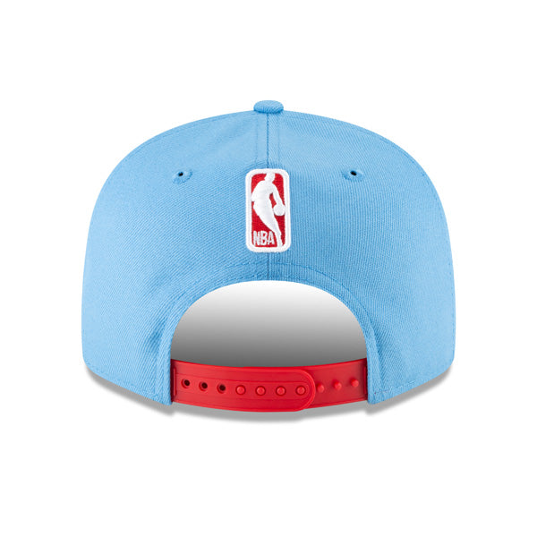 Houston Rockets New Era 2021 City Edition Alternate 9FIFTY Snapback Hat -Sky/Red