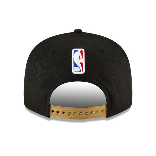 Toronto Raptors New Era 2021 City Edition Primary 9FIFTY Snapback Hat - Black/Gold