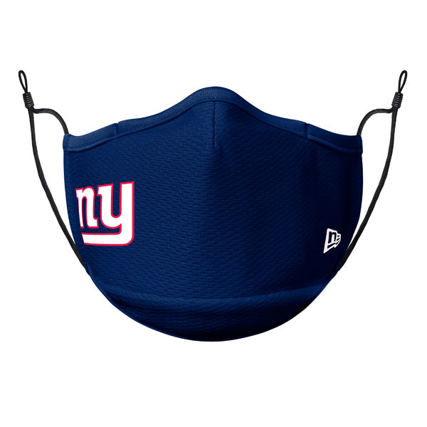 New York Giants New Era Adult NFL On-Field Face Covering Mask - Blue