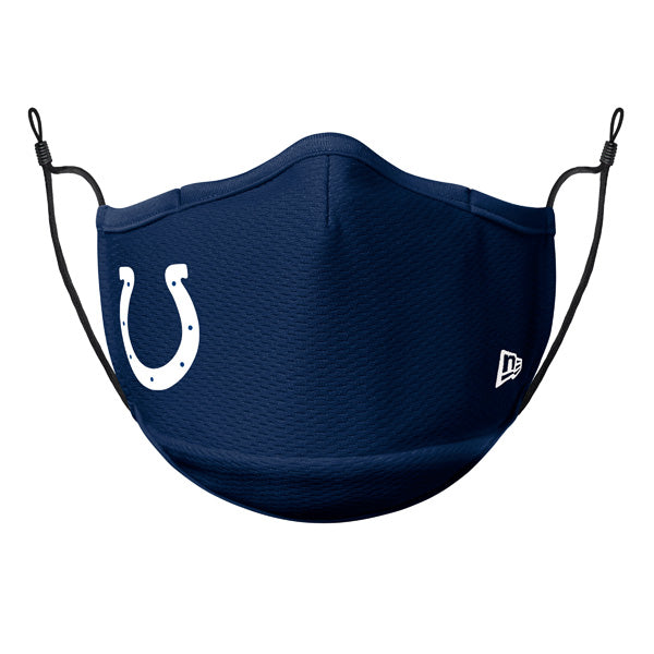 Indianapolis Colts New Era Adult NFL On-Field Face Covering Mask - Blue