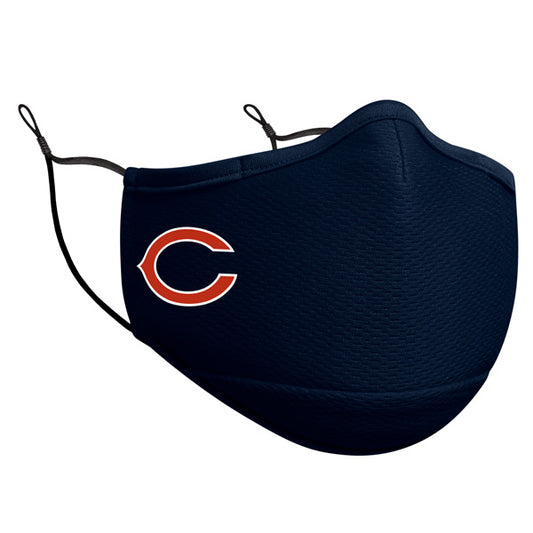 Chicago Bears New Era Adult NFL On-Field Face Covering Mask - Navy