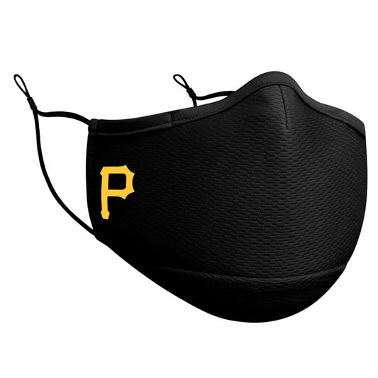 Pittsburgh Pirates New Era Adult MLB On-Field Face Covering Mask - Black