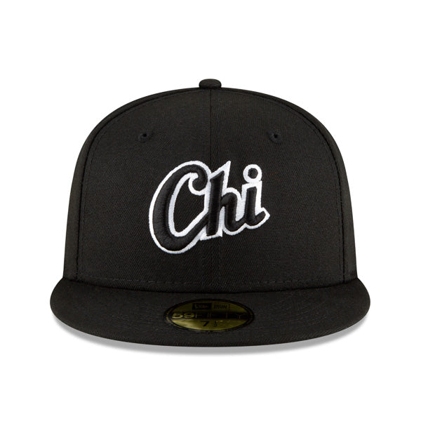 Chicago White Sox New Era LIGATURE 59FIFTY Fitted MLB Hat - Black