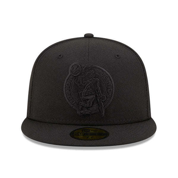 Boston Celtics New Era BOB Black on Black Fitted 59Fifty NBA Hat